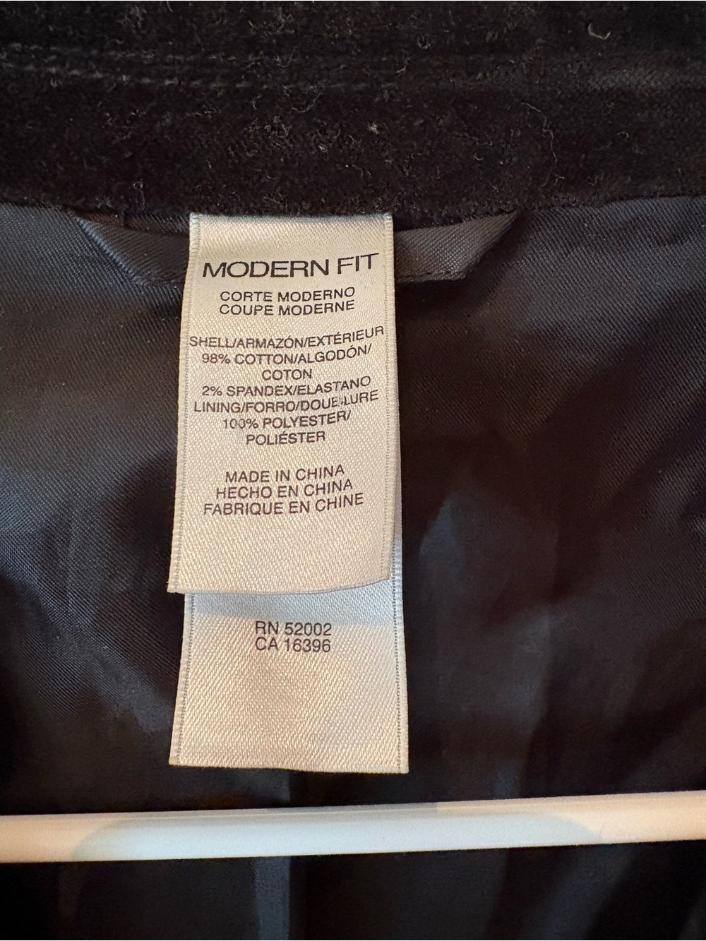 Claiborne Men's Black Velvet Sport Coat - Picture 4 of 5